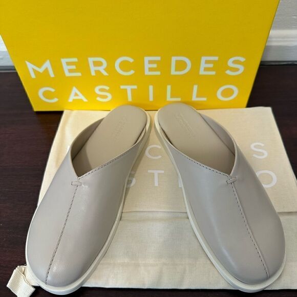 Mercedes Castillo top grain leather upper/lining cushioned Mule size 6/36, NWT - Picture 8 of 15